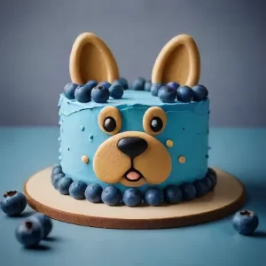 Blueberry Dog Cake