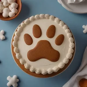 Coconut Flour Dog Cake