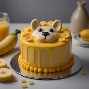 Honey and Banana Dog Cake