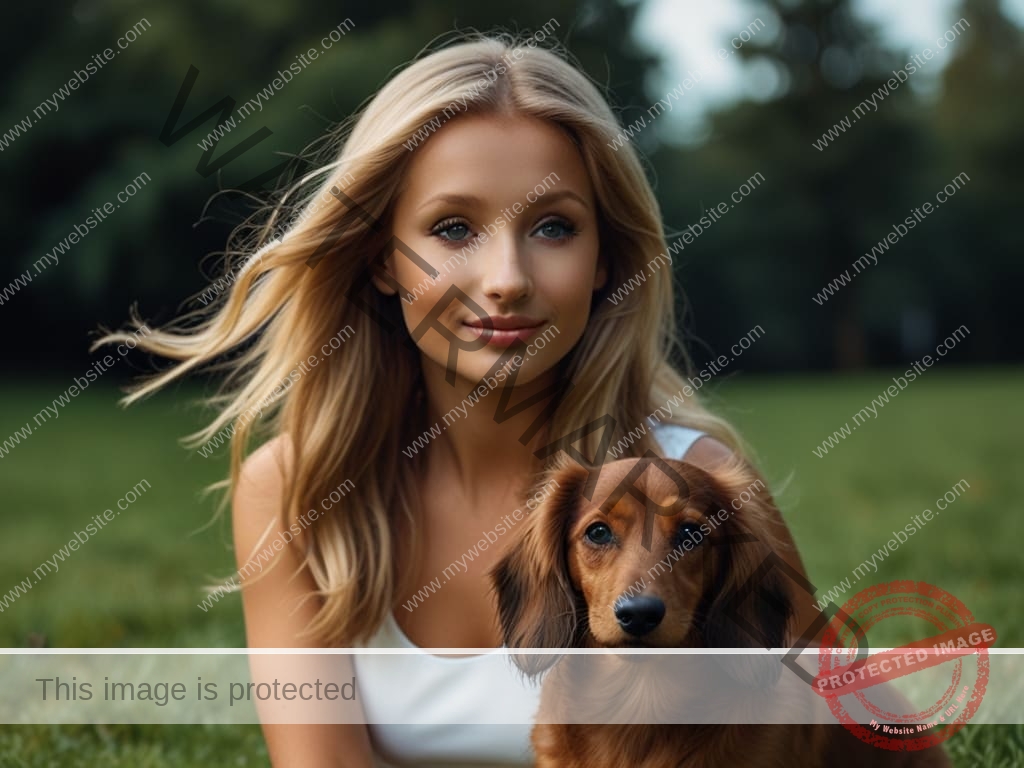 Long haired dachshund Picture