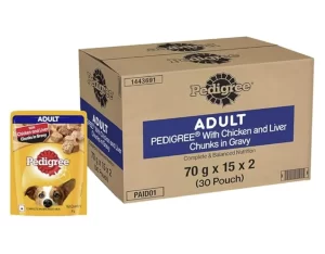  Pedigree Adult Dog food.