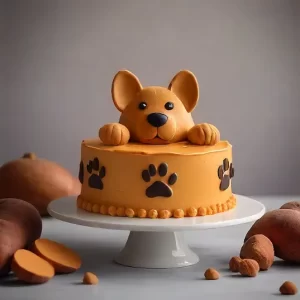 Sweet Potato Dog Cake