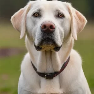 White Labrador dog