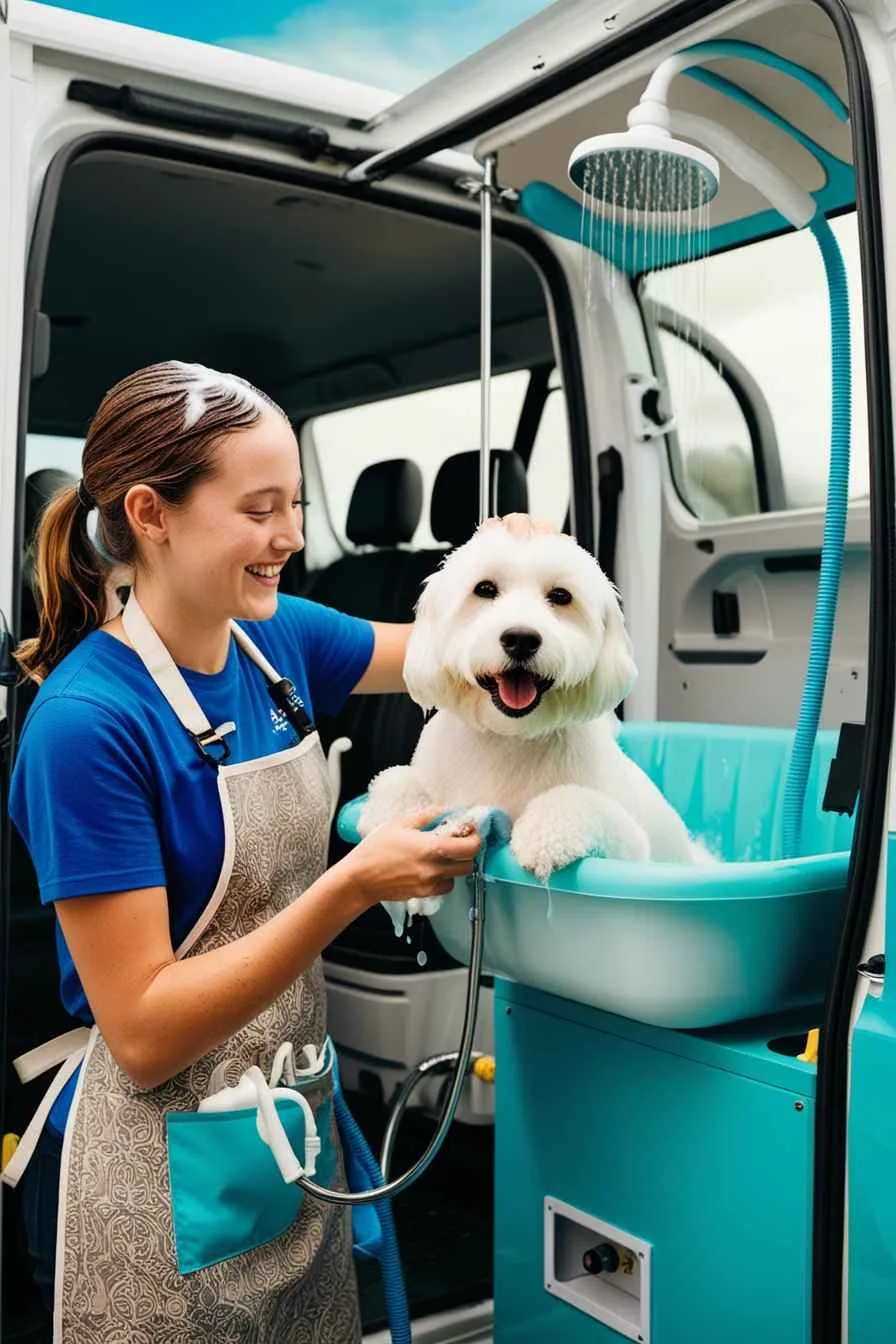 mobile dog groomer