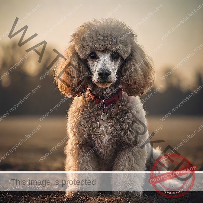 Moyen Poodle dog