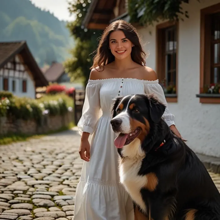 Mini bernese mountain dog​