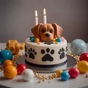 Cake design - dog birthday cake near me